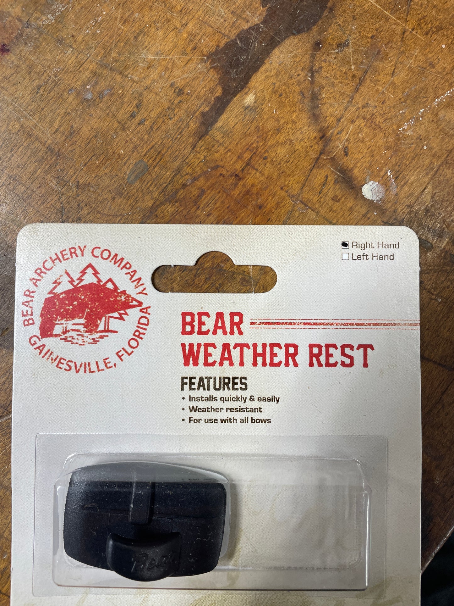 Bear weather rest