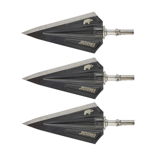 Bear Razorhead Variable Weight System Single Bevel Broadhead Kit (150gr-250gr)