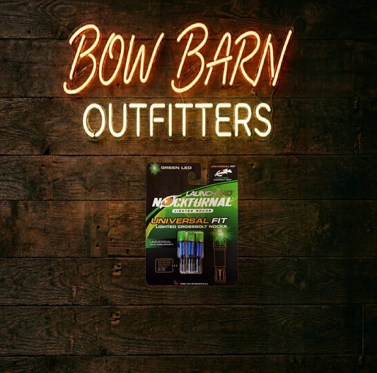 Nockturnal Launchpad Crossbow Nocks Green 3 pk.